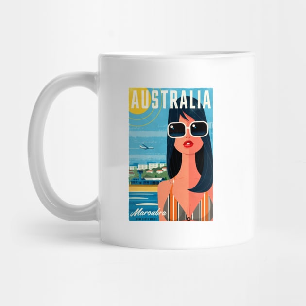 Maroubra Travel Poster by RussellTateDotCom